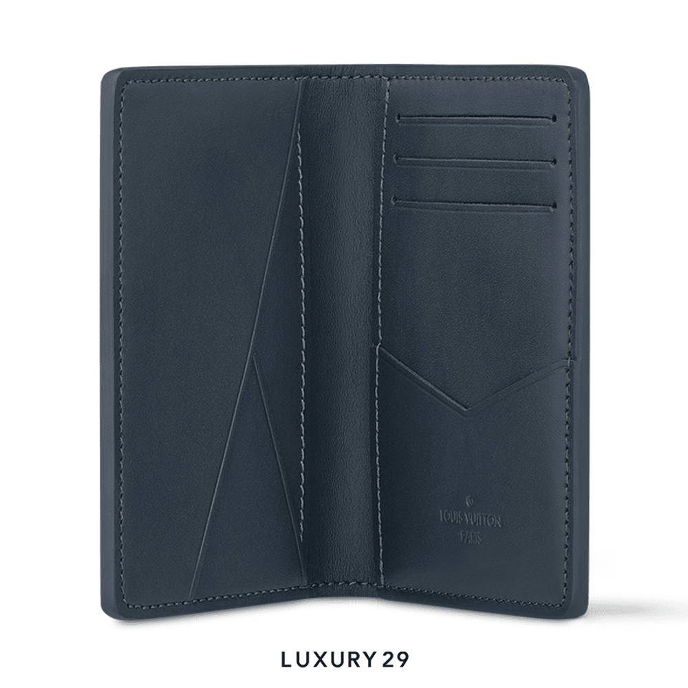 Louis Vuitton LV Pocket Organizer Navy Blue(Small, Blue)