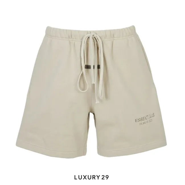 Fear of God Essentials Soccer Fleece Shorts Timber