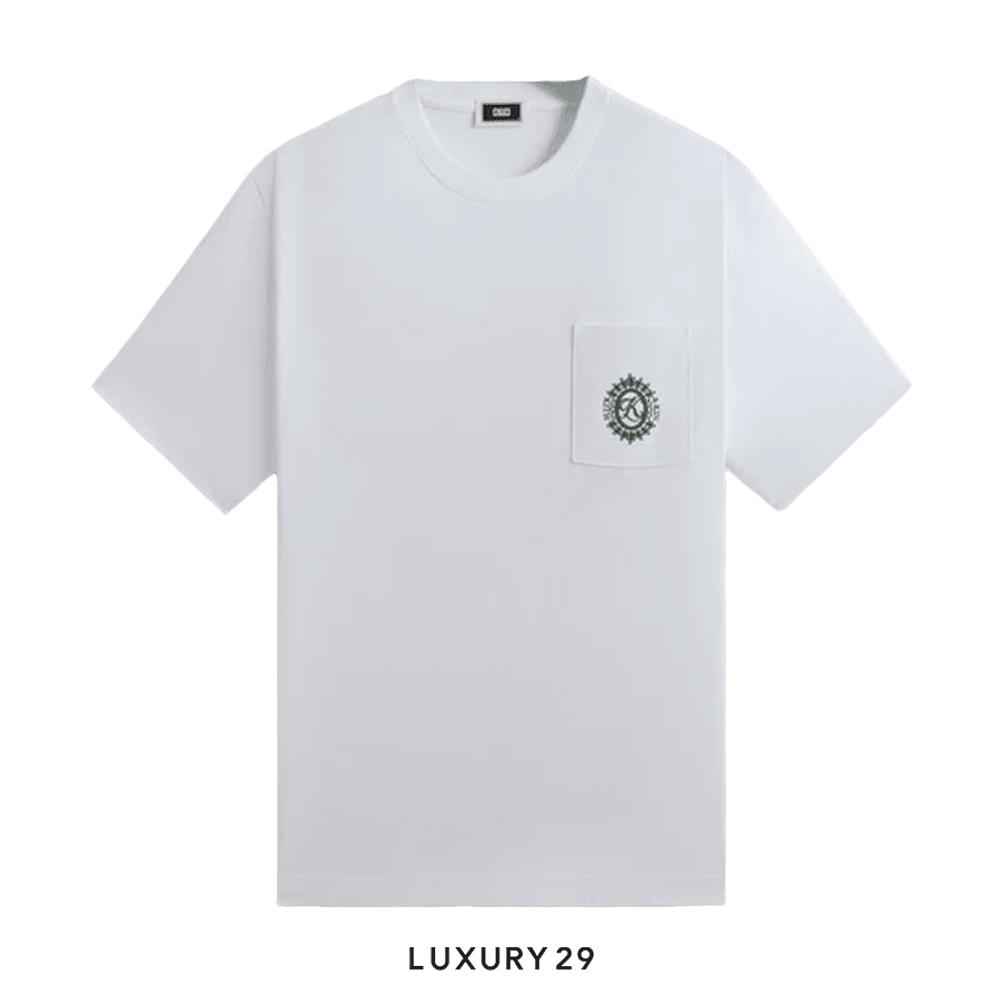 Kith & Kin Lace Crest Pocket Tee White