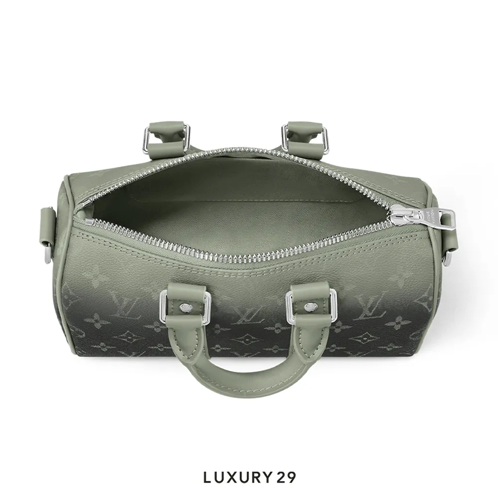 Louis Vuitton LV Keepall Bandouliere 25 Bag(Small, Green)
