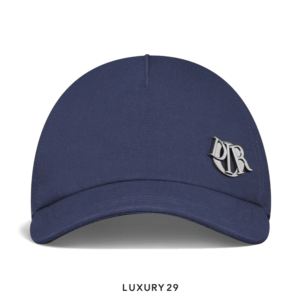 Dior Charm Cap Cotton Navy Blue(M, Blue)