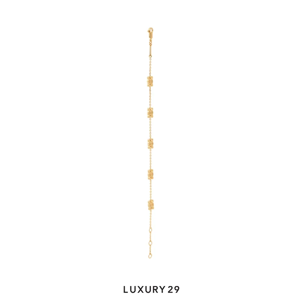 Celine Mini Triomphe bracelet Gold(Free Size, Gold)