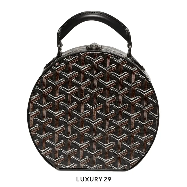 Goyard The Alto Hatbox Trunk Bag Black