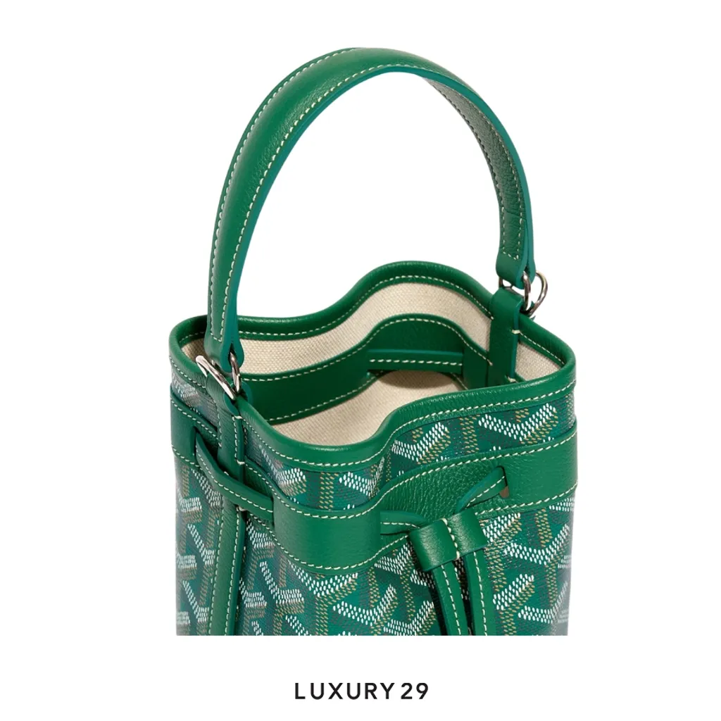 Goyard Petit Flot Mini bucket Bag Green(Mini, Green)