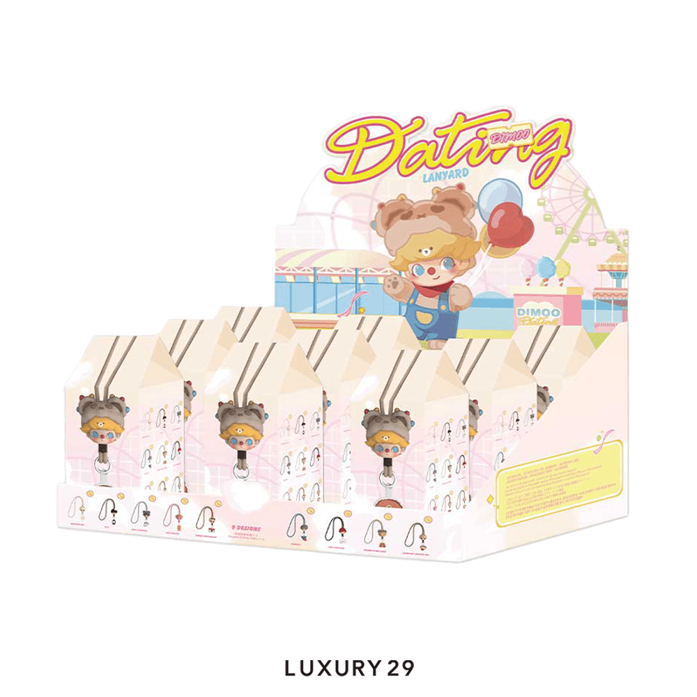 POP MART DIMOO Dating Series-Lanyard Blind Box(Small, Multicolour)