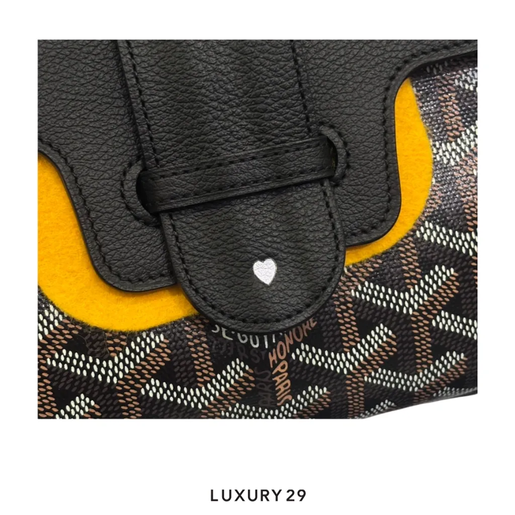 Goyard Saigon Souple Mini Bag Black(Mini, Black)