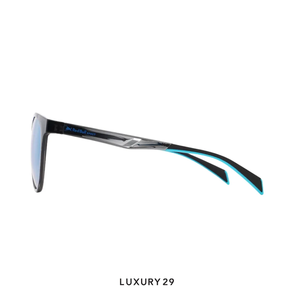 Red Bull Spect Sunglasses REDPS103-01P AERO Concept smoke with light blue mirror(Free Size, Blue)