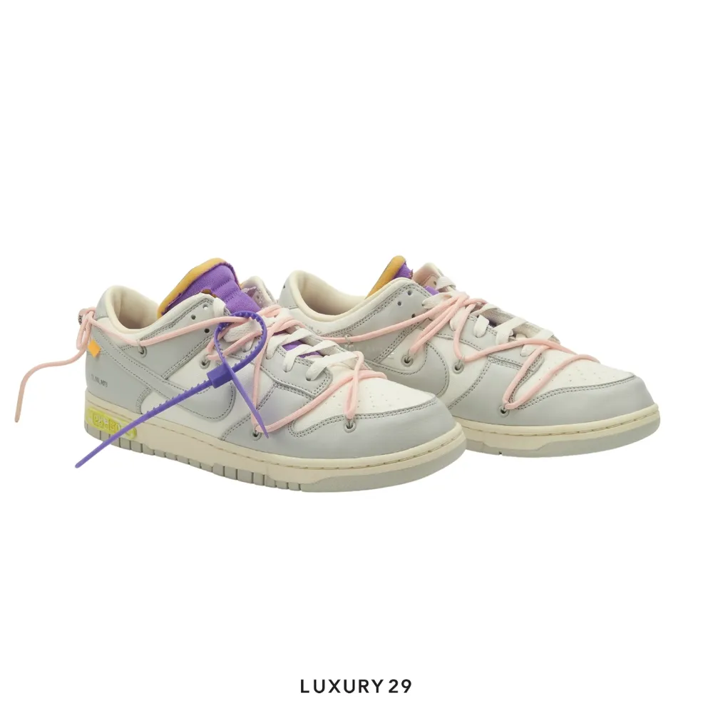 Nike Dunk Low Off-White Lot 24(M)(45.5, Grey)