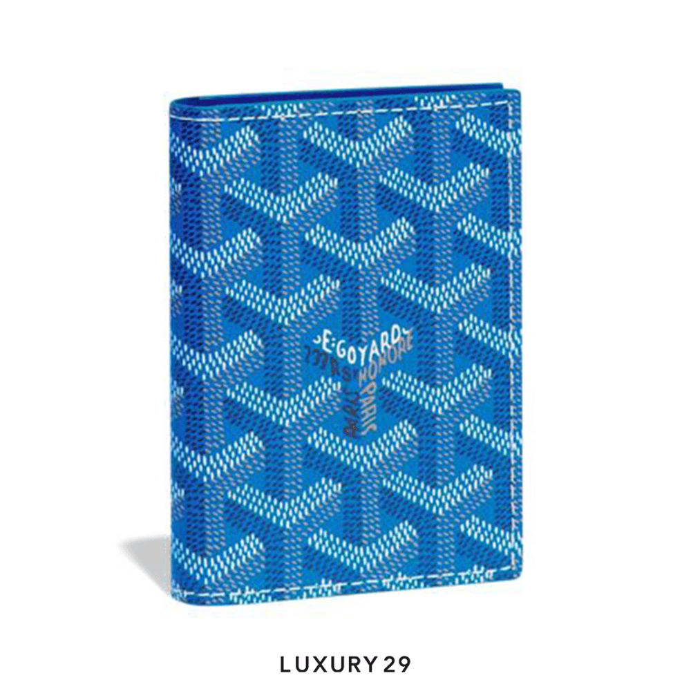 Goyard Saint-Marc Card Wallet Sky Blue(Small, Blue)