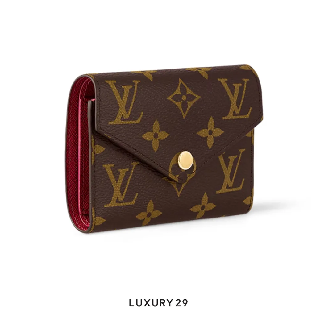 Louis Vuitton LV Victorine Wallet Monogram Canvas Brown(Small, Brown)
