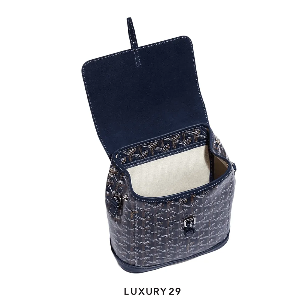 Goyard Alpin Mini Backpack Navy Blue(Mini, Blue)