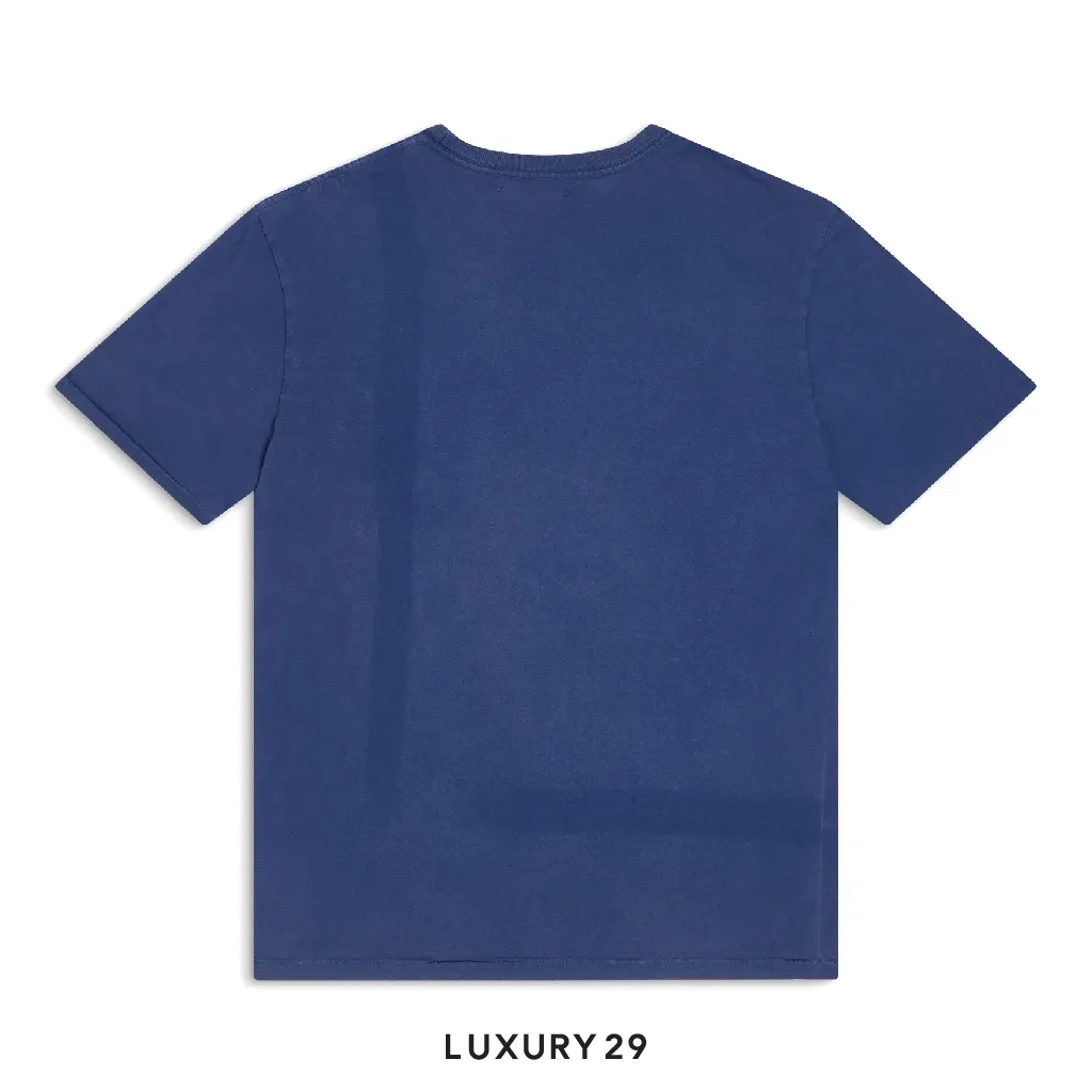 Gallery Dept. Vintage Logo Painted Tee Navy Blue(M, Blue)