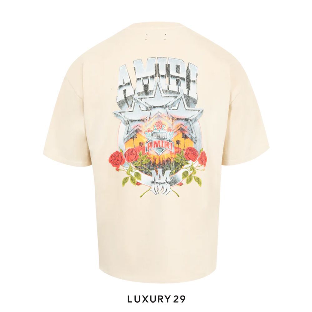 AMIRI Championship OS T-shirt Cream(S, Neutrals)