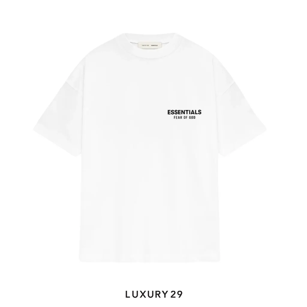 Essentials Fear Of God T-Shirt Bright White (SS25)(XS, White)