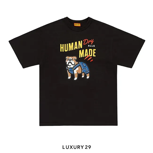 Human Made Graphic T-shirt Dry Alls Dog Black