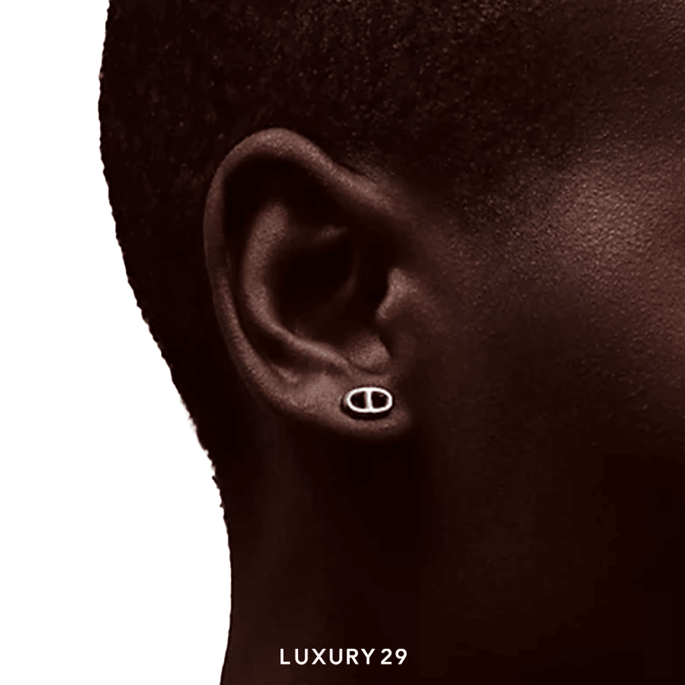 Hermes Farandole earrings, very small model(Free Size, Gold)