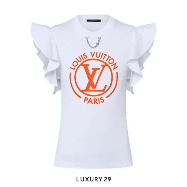 Louis Vuitton LV Flounce Sleeve T-Shirt