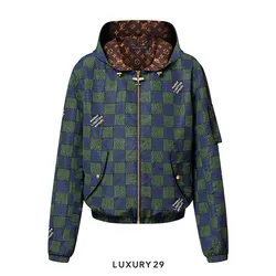 Louis Vuitton LV x YK Faces Patches Zip-Up Hoodie
