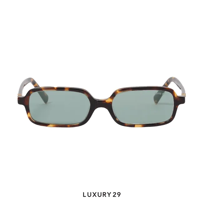 Miu Miu Regard Sunglasses Water Green Lenses