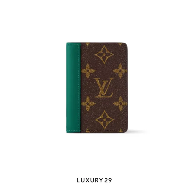 Louis Vuitton LV Pocket Organizer Borneo Green