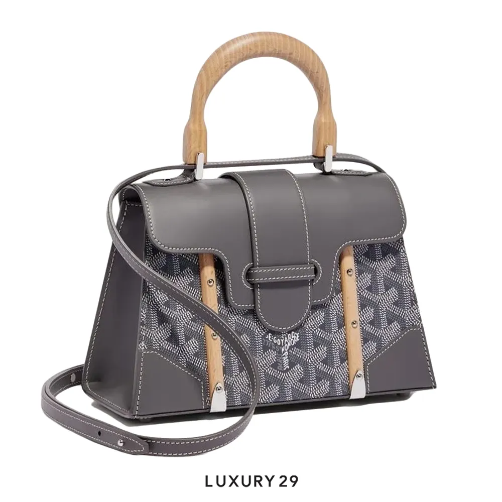 Goyard Saigon Structure Mini Bag Grey(Mini, Grey)