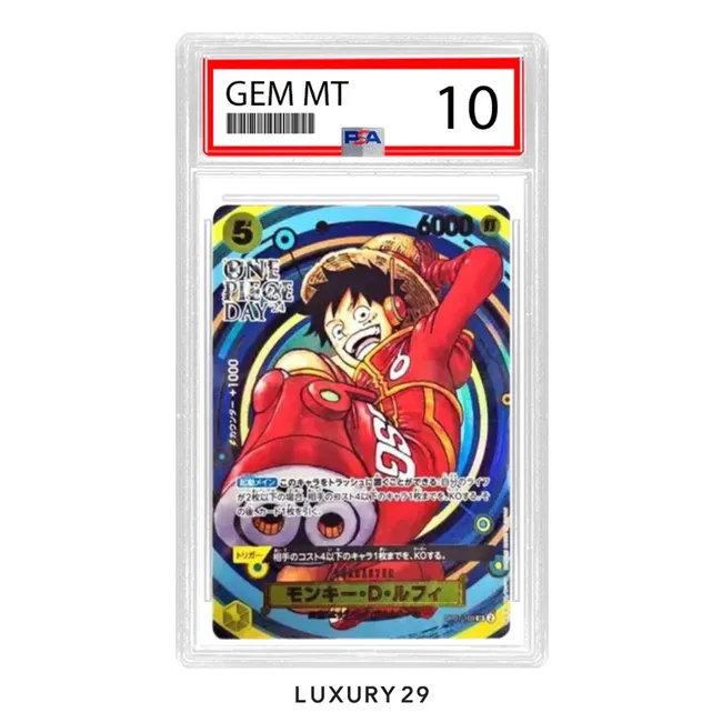 One Piece Monkey.D.Luffy SR [OP07-109] Premium Card Collection "ONE PIECE DAY’24" PSA10  (JP)