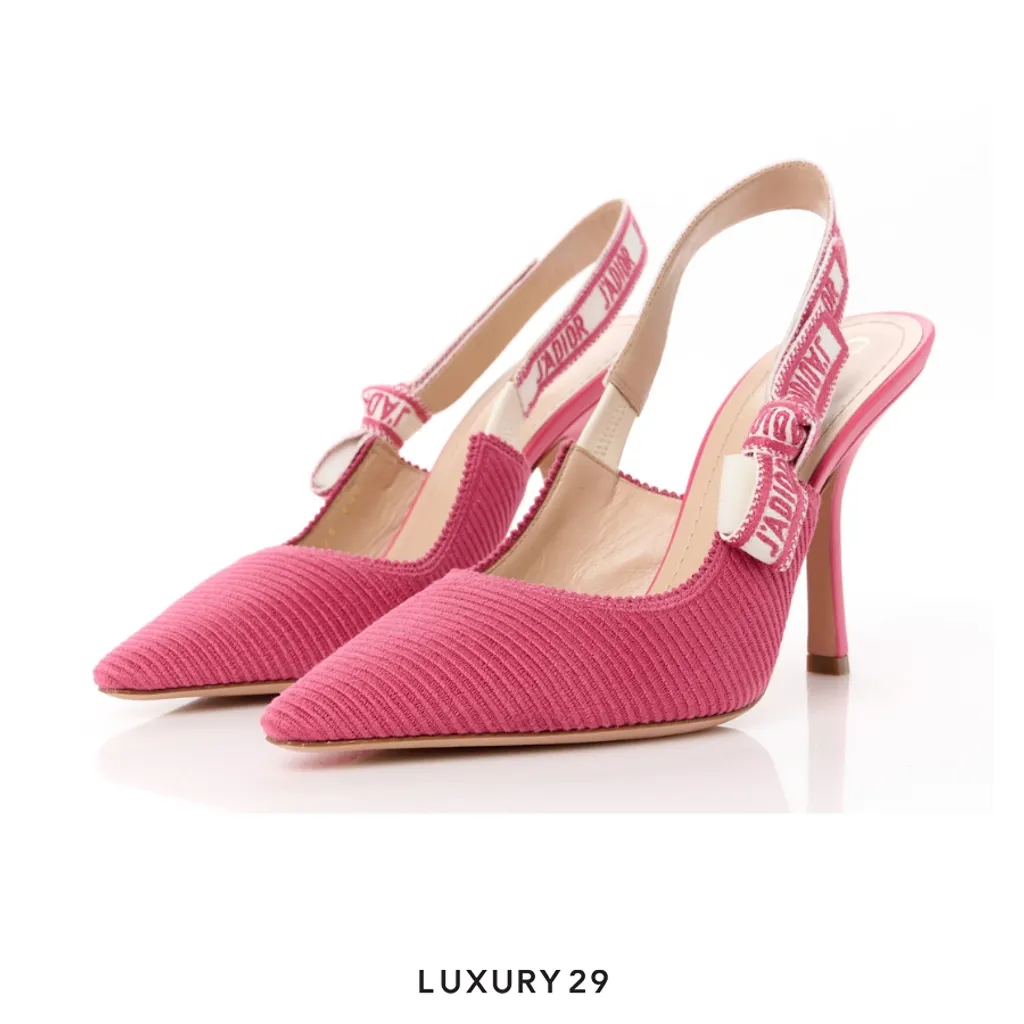 Dior J'Adior Slingback Pumps Pink(39, Pink)