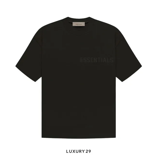 Essentials Fear Of God T-Shirt Off Black  (SS23)