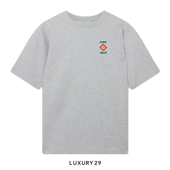 Casablanca Sport 3D Oversized T-Shirt Grey