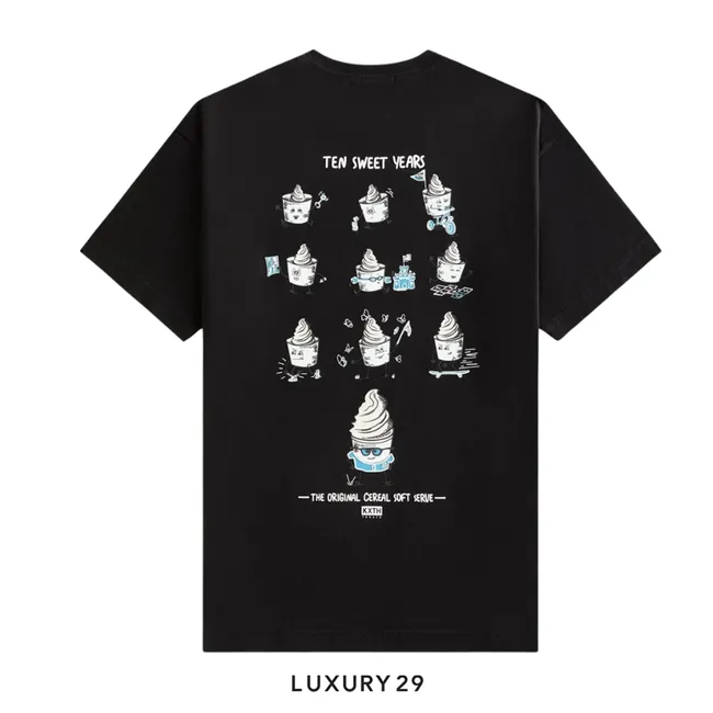Kith Treats 10 Years Tee Black
