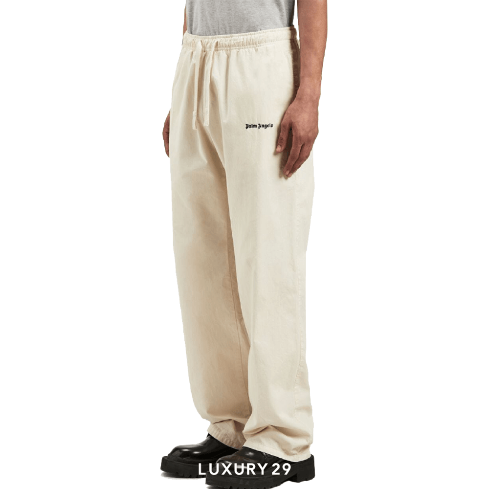 Palm Angels embroidered-logo track pants(5XL, Neutrals)