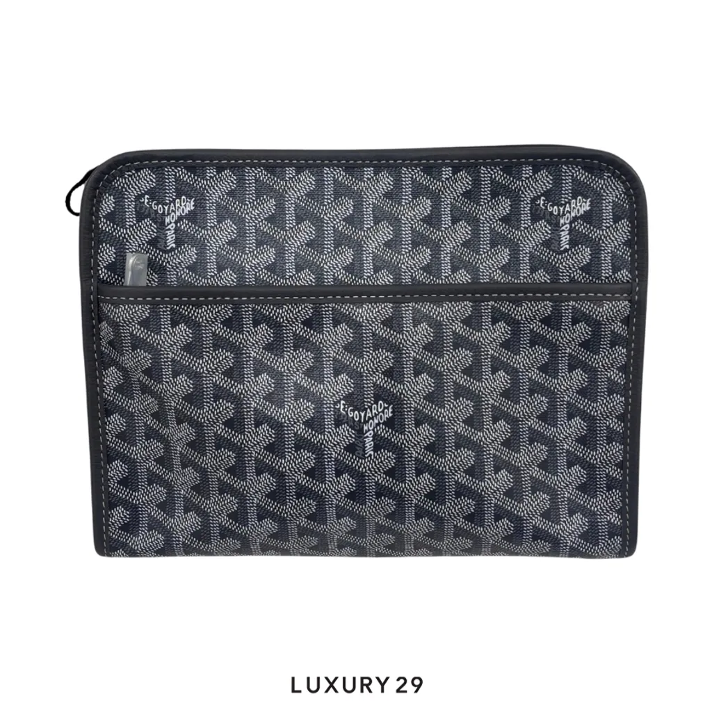 Goyard Jouvence MM Toiletry Bag Grey(Medium, Grey)