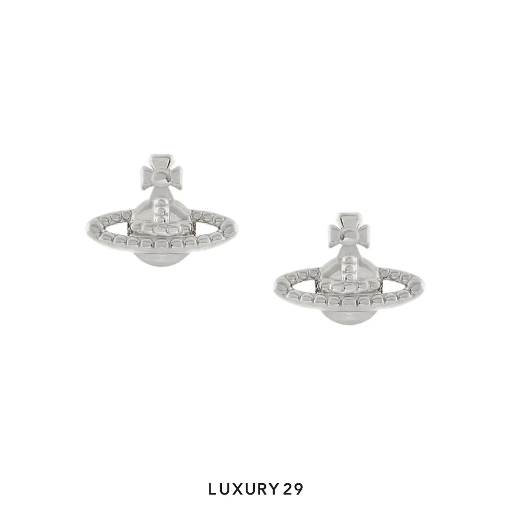 Vivienne westwood Farah Earrings Platinum(Free Size, Silver)