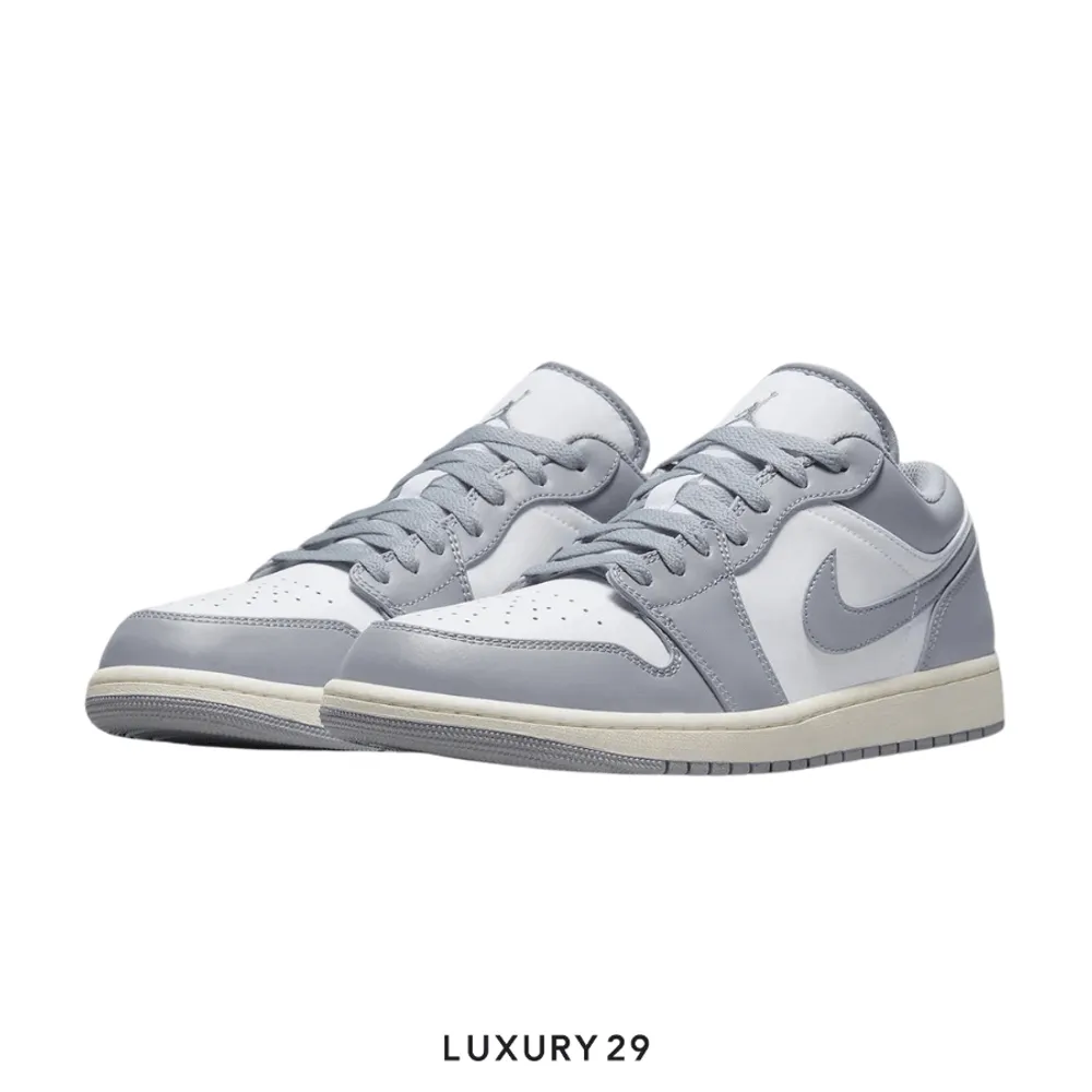 Nike Air Jordan 1 Low Vintage Grey (GS)(M)(35.5, Grey)