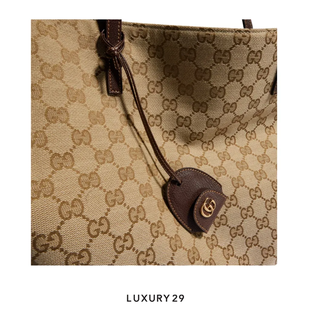 Gucci Londra large tote bag Brown(Large, Brown)