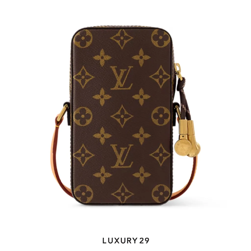 Louis Vuitton LV Music Player Wearable Wallet Brown(Small, Brown)