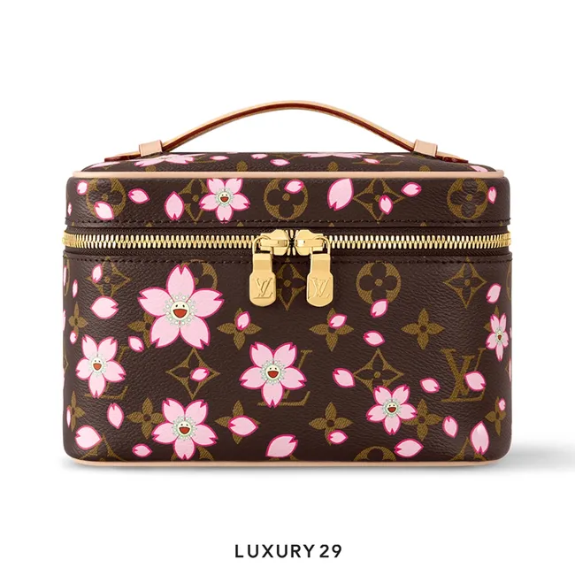 LOUIS VUITTON LV x TM Nice Mini Sakura Brown