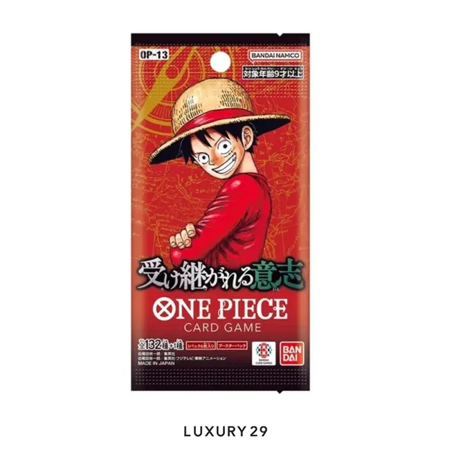 One Piece [OP-13] "Carrying On His Will" Booster Pack  (JP)