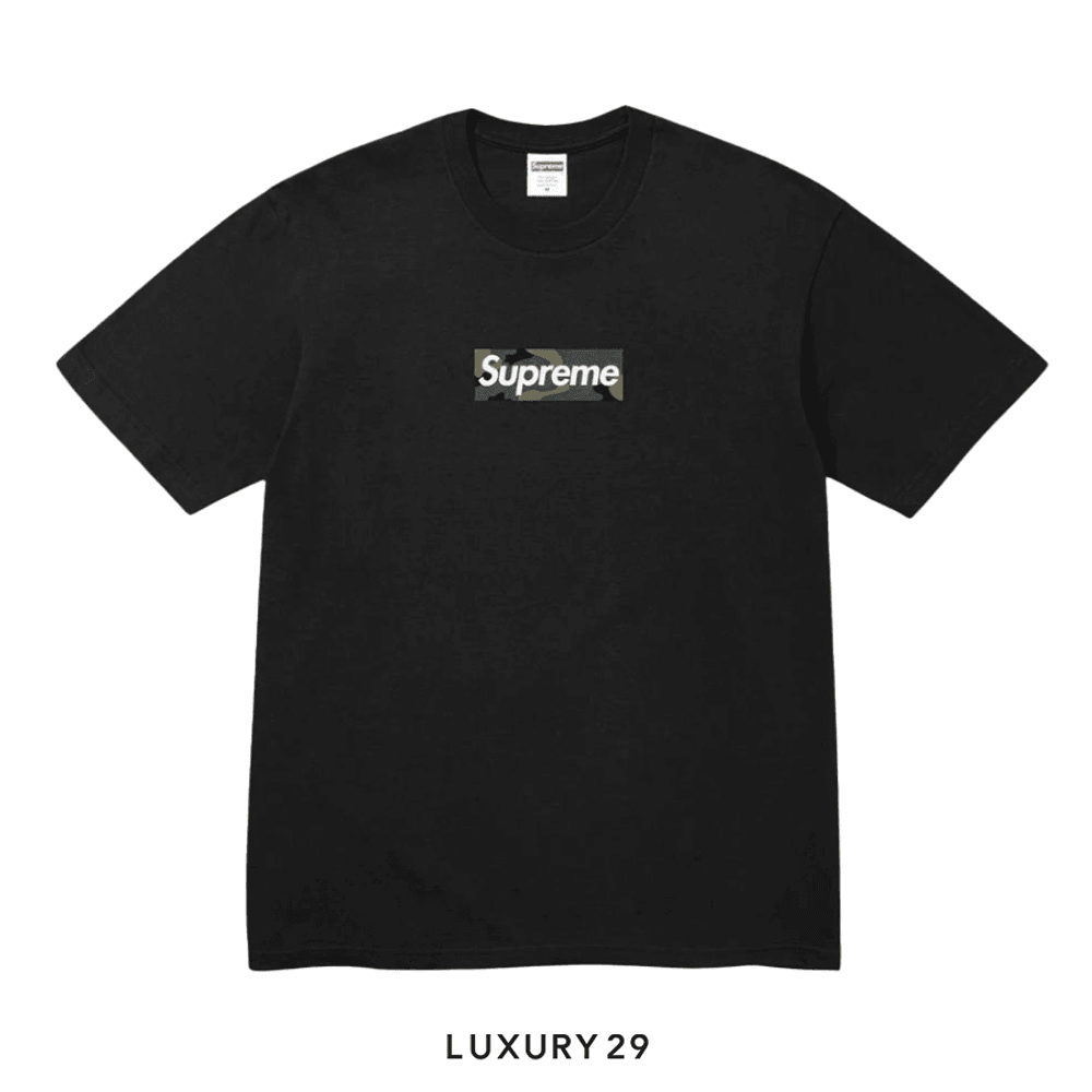 Supreme Box Logo Tee 黒黒 L 新品未使用 Supreme Box Logo Tee 'Black'