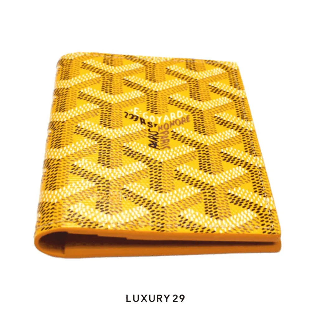 Goyard Saint-Marc Card Wallet Yellow(Small, Yellow)
