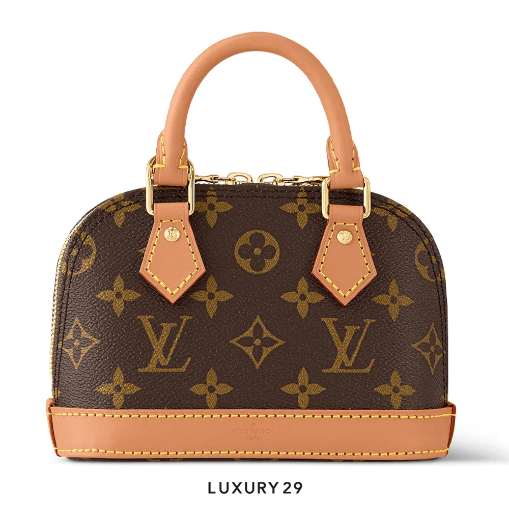 Louis Vuitton LV Nano Alma Bag(Mini, Brown)