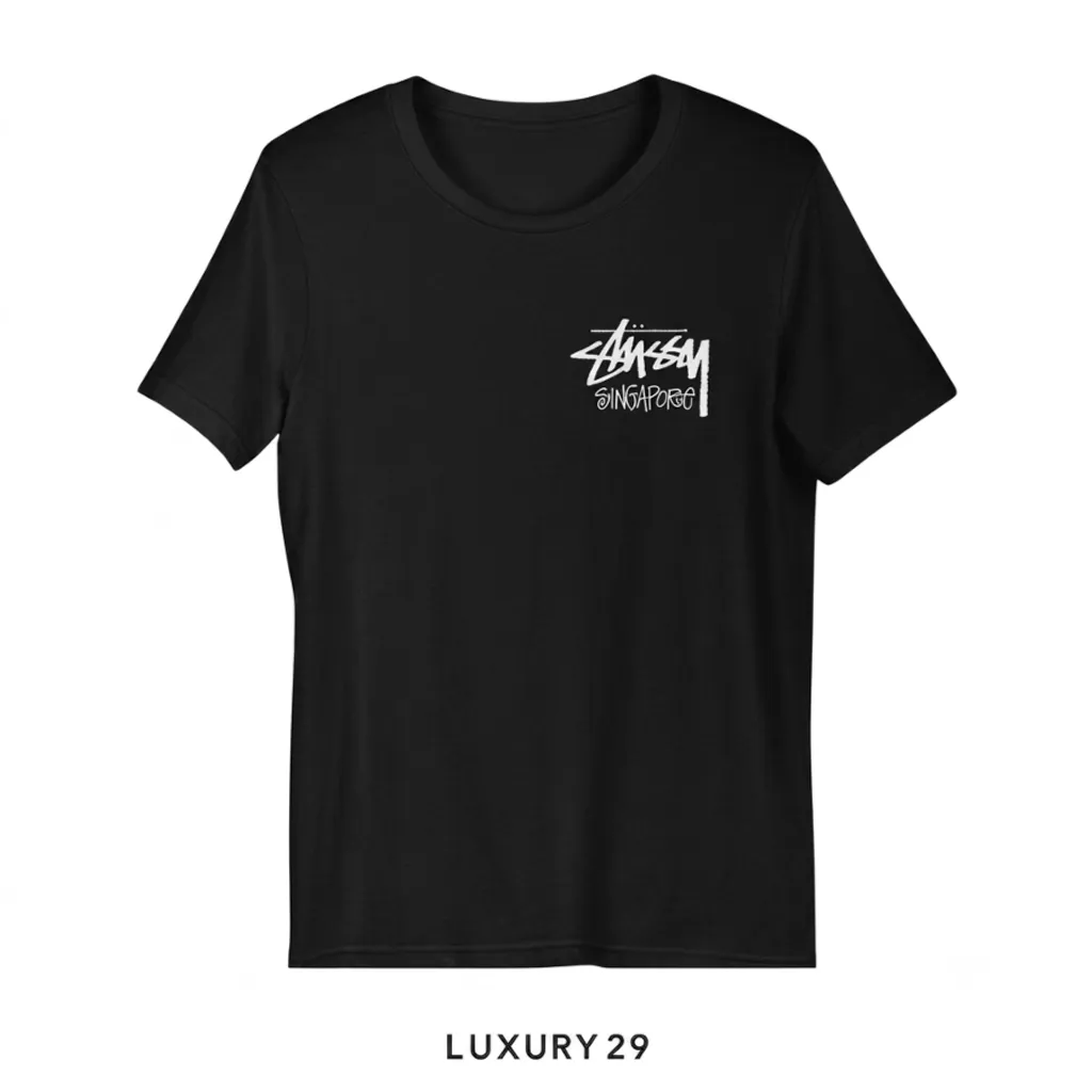 Stussy Exclusive Singapore tee Black(2XL, Black)