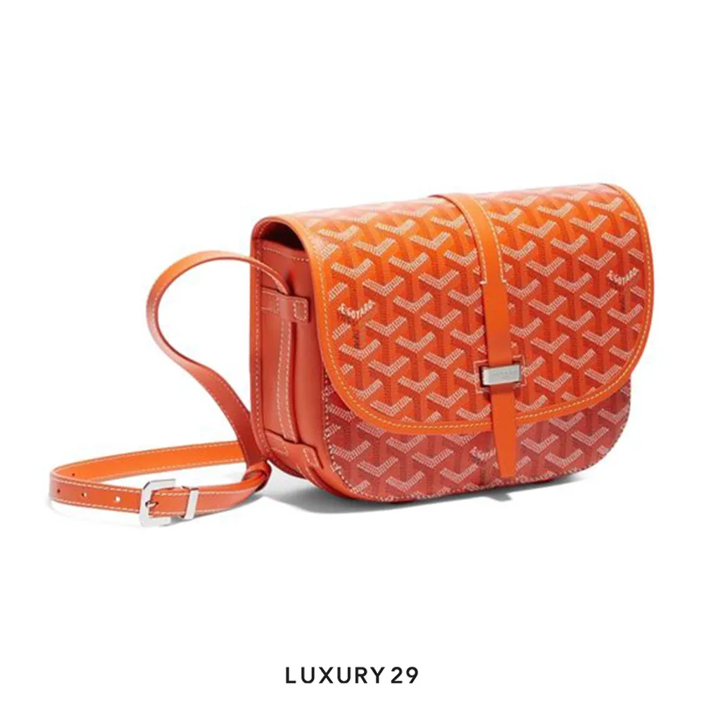 Goyard Belvedere PM Bag Orange(Small, Orange)