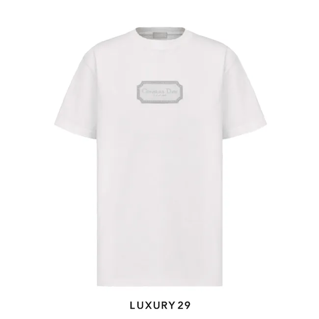 Dior Couture Relaxed-Fit T-Shirt White Cotton Jersey