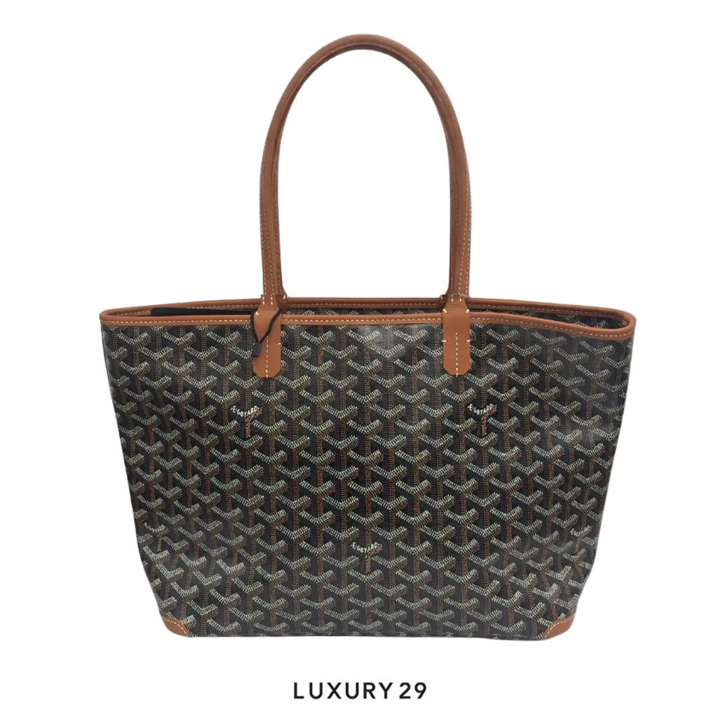 Goyard Artois PM Bag Black & Tan(Small, Brown)
