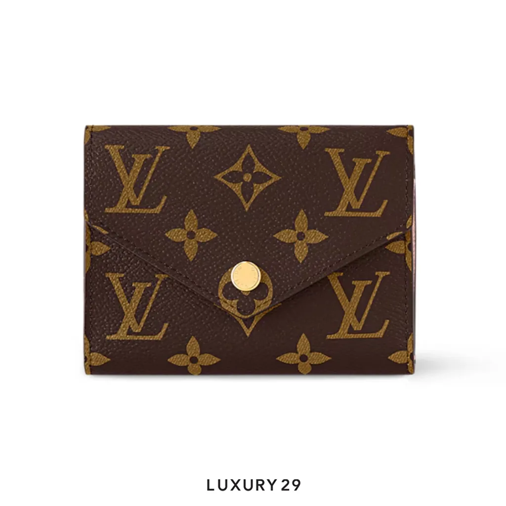 Louis Vuitton LV Victorine Wallet Monogram Canvas Brown(Small, Brown)