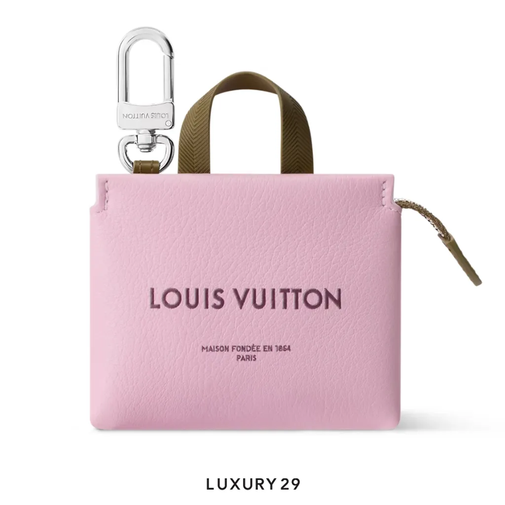 LOUIS VUITTON LV Mini Shopper Bag Charm Pink(Mini, Pink)