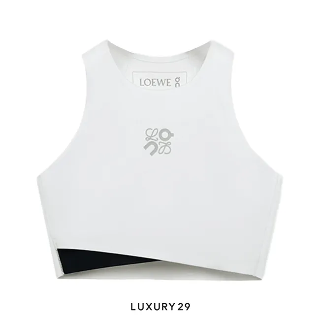 On x Loewe Performance top in technical jersey White
