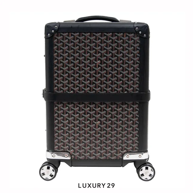 Goyard Bourget PM Trolley Case Black