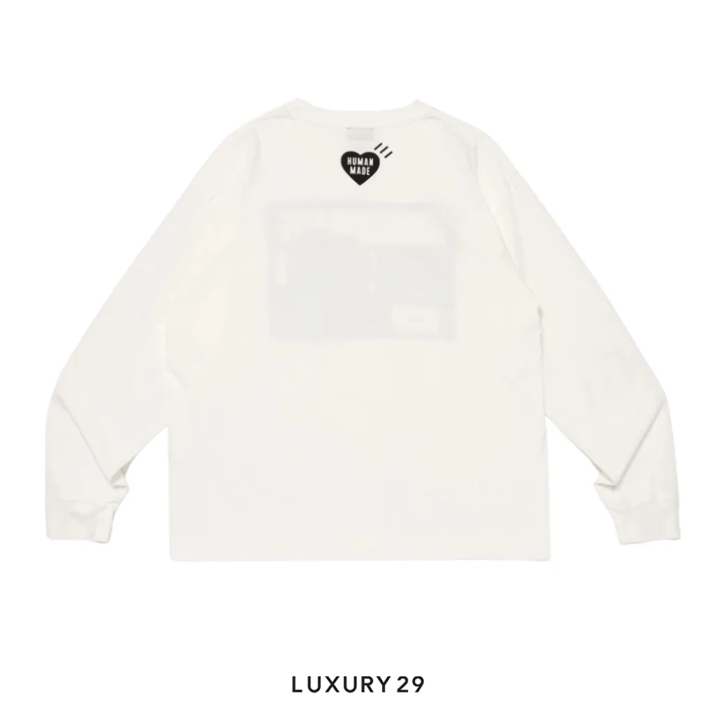Human Made Graphic L/S T-Shirt White(2XL, White)